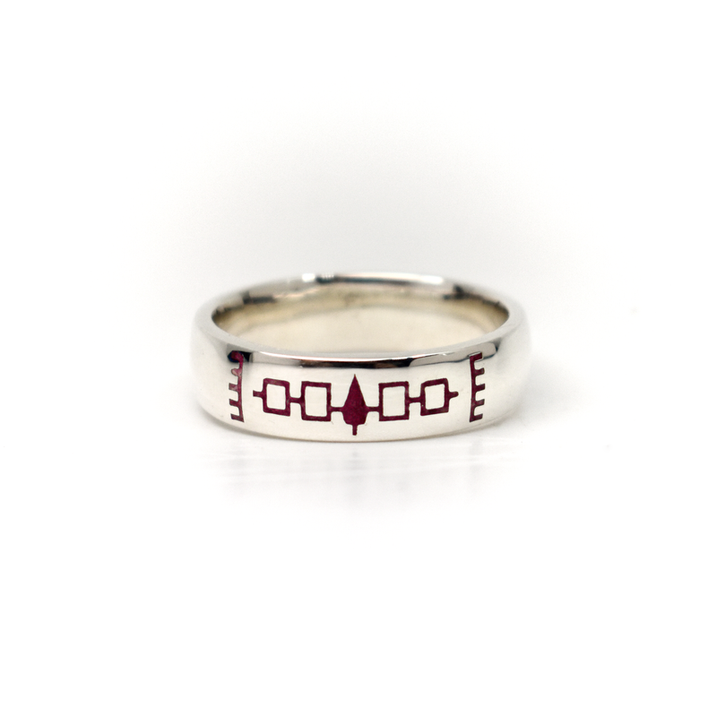 6mm Silver Wampum Band
