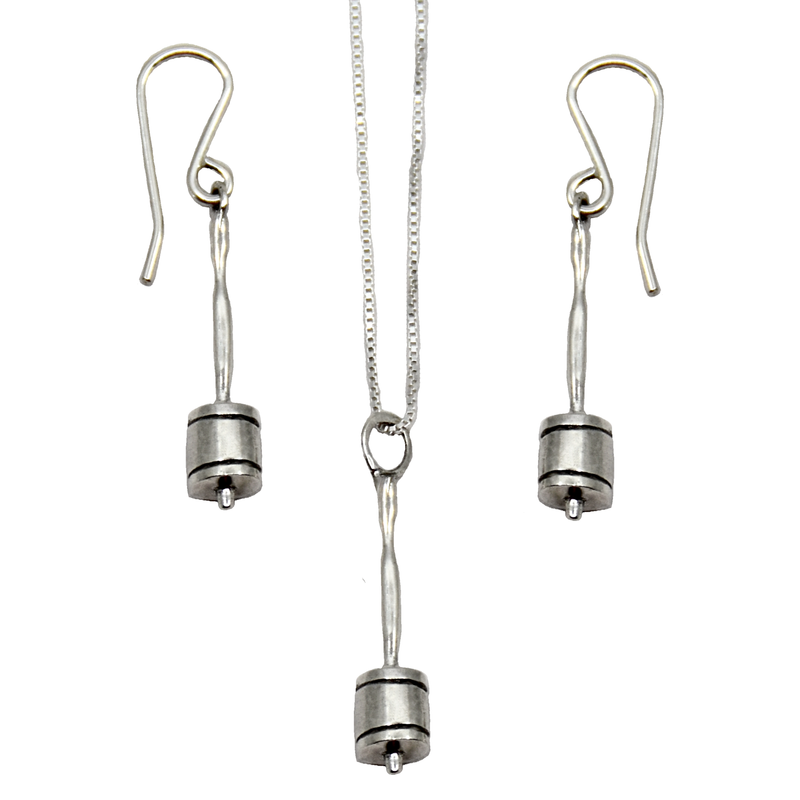 *LIMITED EDITION* Silver Horn Rattle Set