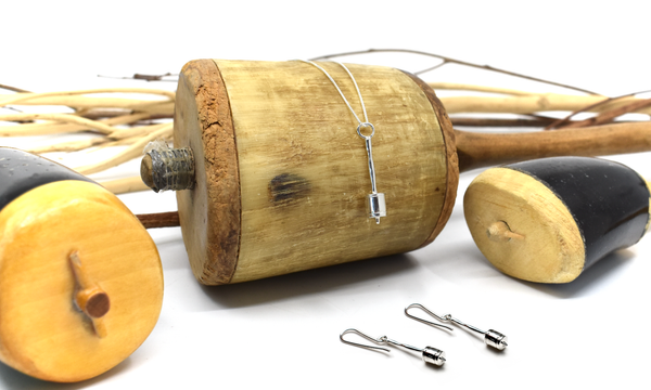 Rattle Gold 10kt Gold Horn Rattle Pendant – Sapling & Flint