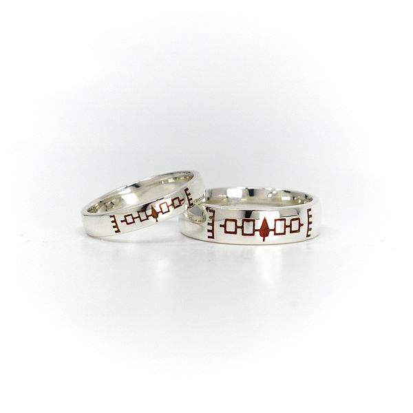 6mm Silver Wampum Band