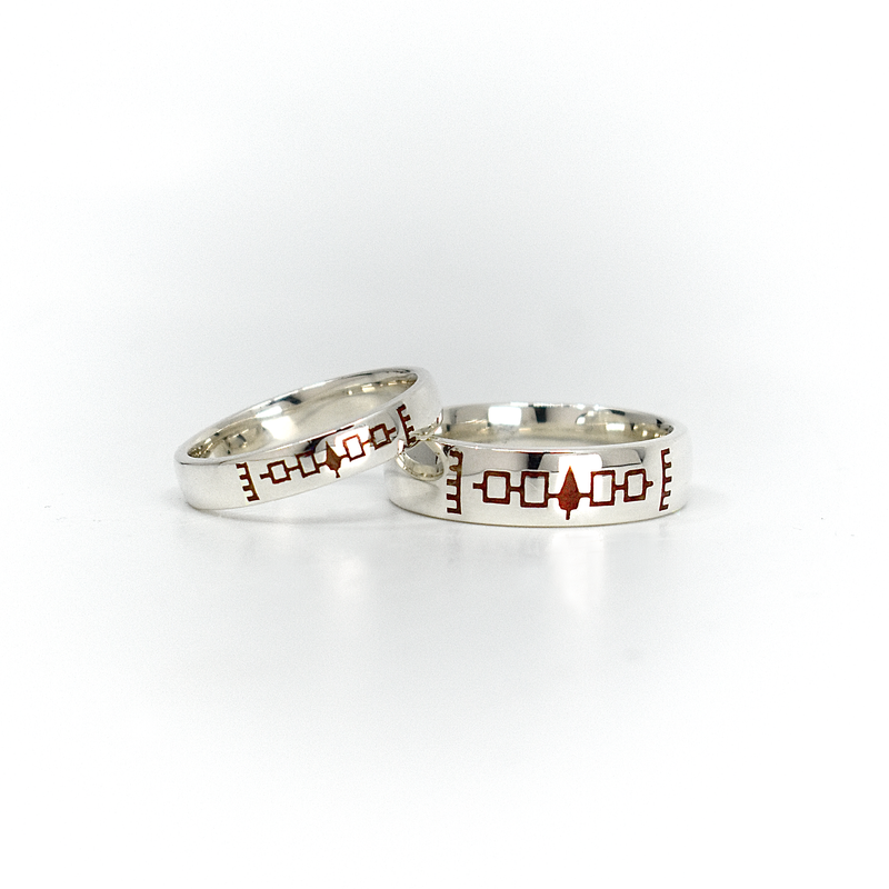 6mm Silver Wampum Band