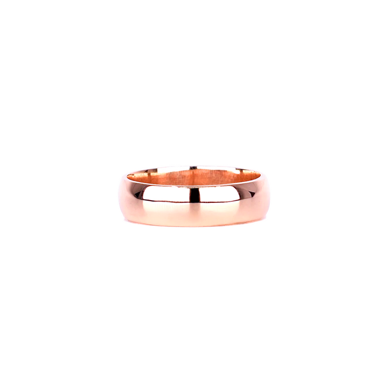 10kt gold 6mm Wedding Band