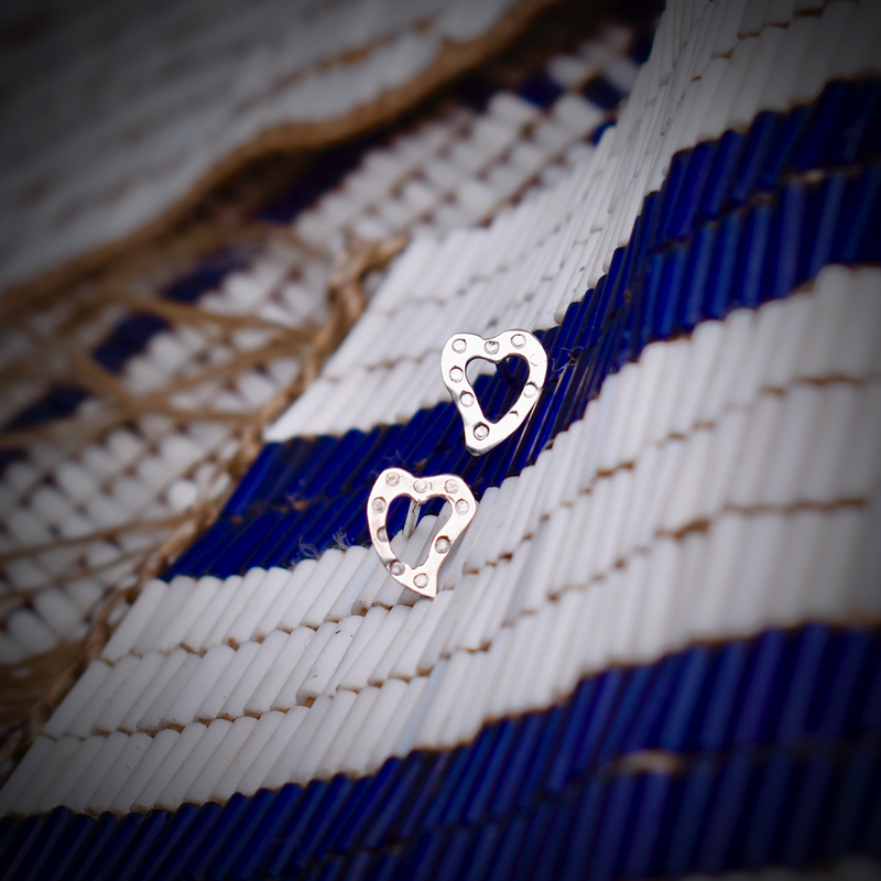 The Honor The Treaties stud set includes 3 sets of sterling silver earrings made in Six Nations, Ontario, Canada, supporting Indigenous economic opportunity
