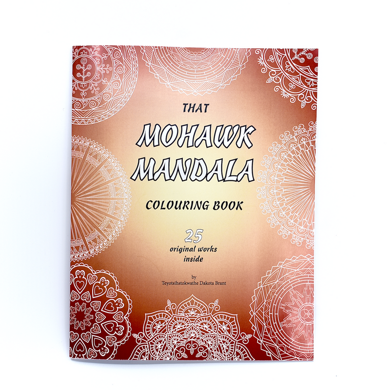 That Mohawk Mandala colouring book