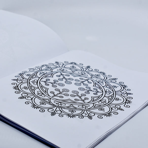 That Mohawk Mandala colouring book