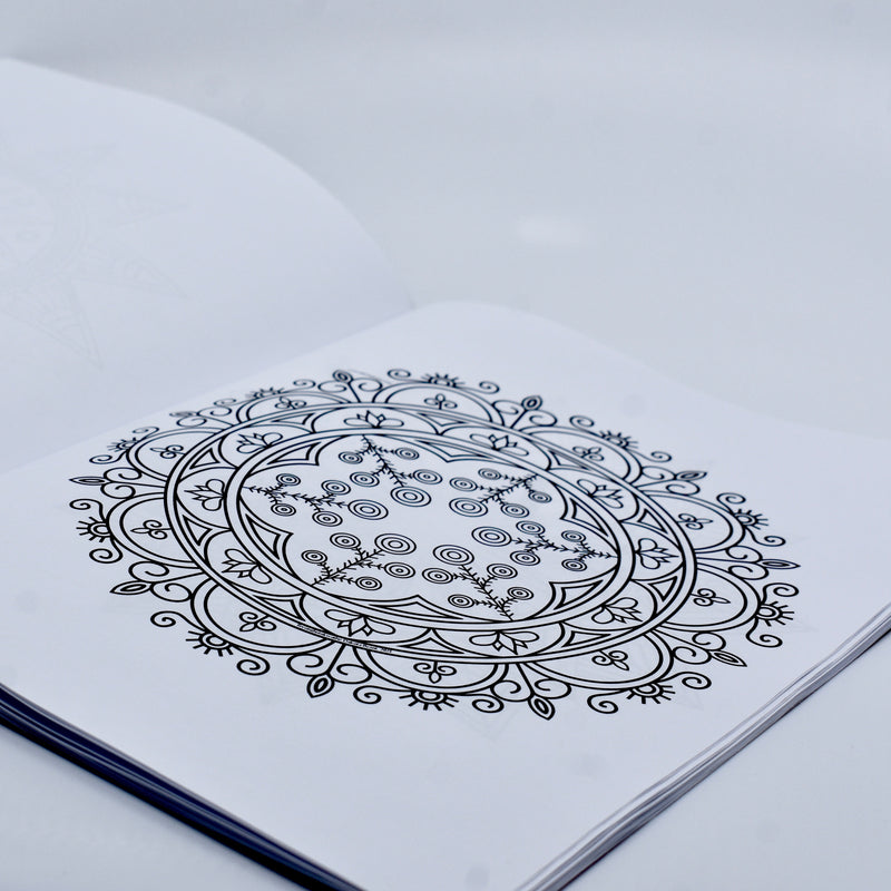 That Mohawk Mandala colouring book