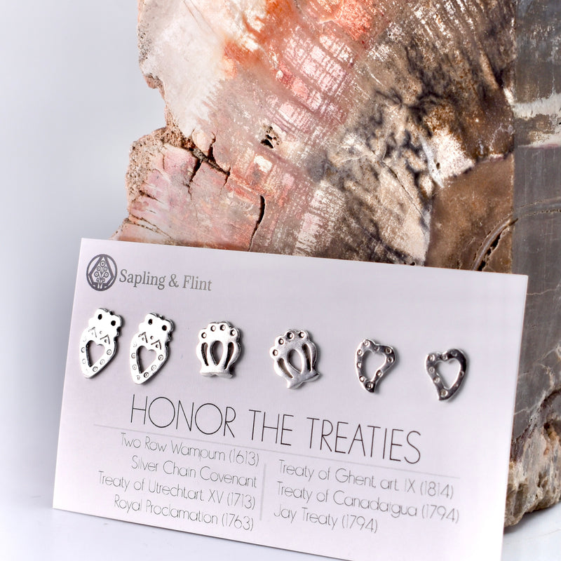 Honor The Treaties - stud earring set