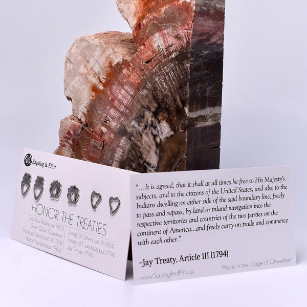Honor The Treaties - stud earring set